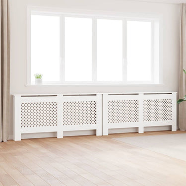 Vidaxl radiatorombouwen 2 st 172x19x81,5 cm mdf wit