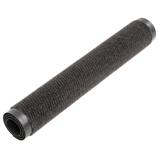 VidaXL Droogloopmatten 2 st rechthoekig getuft 120x180 cm zwart