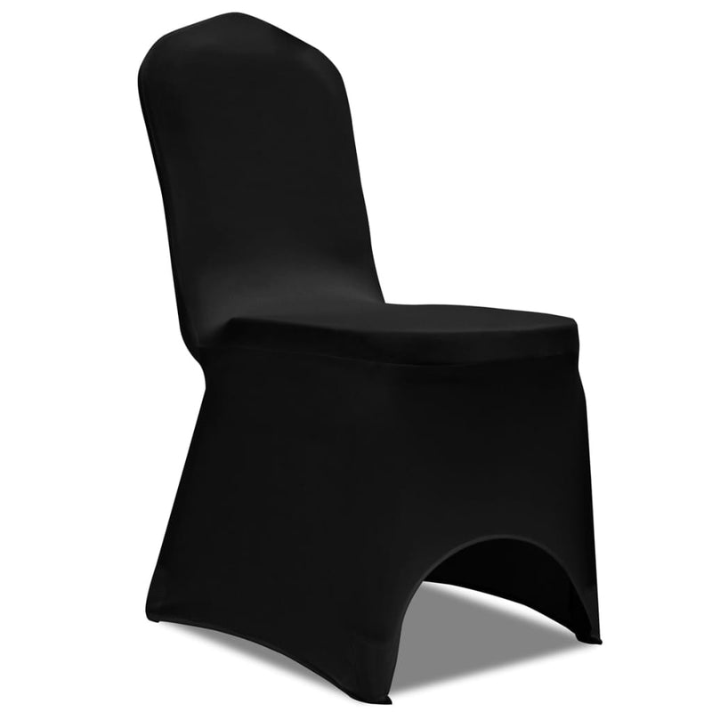 Load image into Gallery viewer, Vidaxl stoelhoezen stretch 24 st zwart
