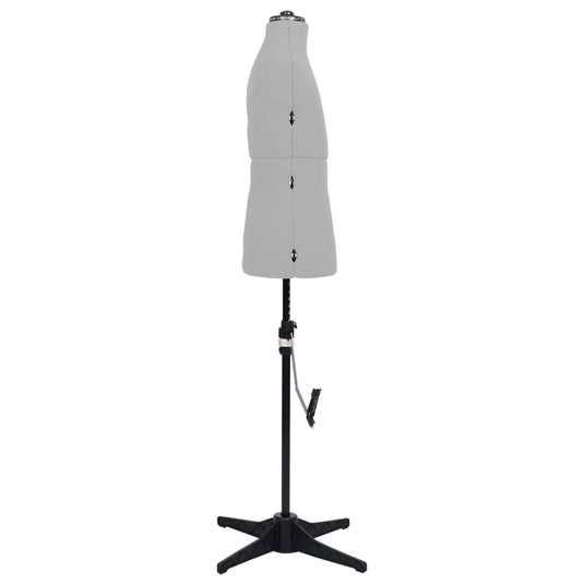 Vidaxl paspop verstelbaar man maat 37-45 grijs