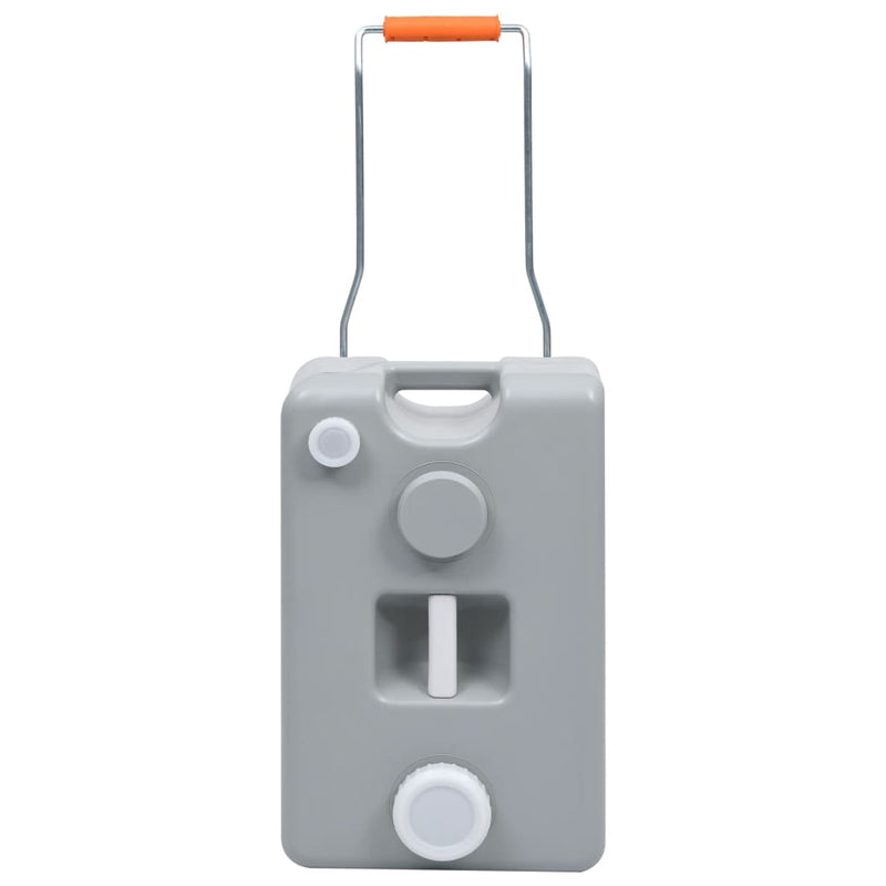 Load image into Gallery viewer, Vidaxl watertank op wielen 25 l grijs
