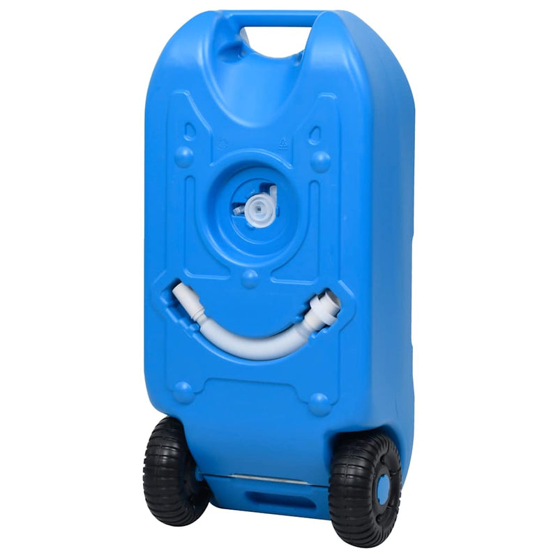 Load image into Gallery viewer, Vidaxl watertank op wielen 40 l blauw
