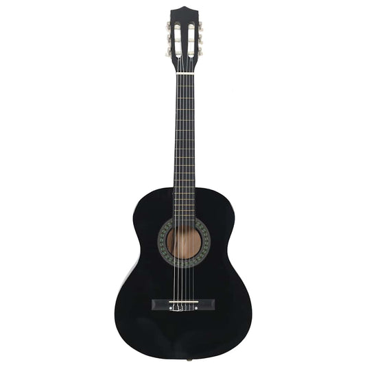 Vidaxl gitaar klassiek beginner en kinderen 3 4 36 zwart
