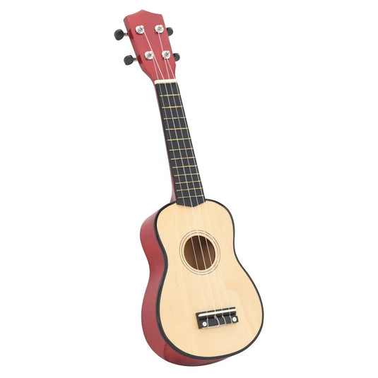 Vidaxl ukuleleset met tas voor kinderen sopraan 21'' lichthoutkleurig