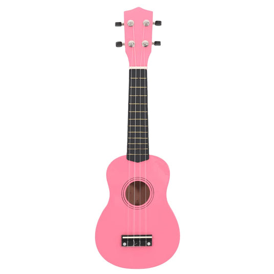 Vidaxl ukuleleset met tas voor kinderen sopraan 21'' roze