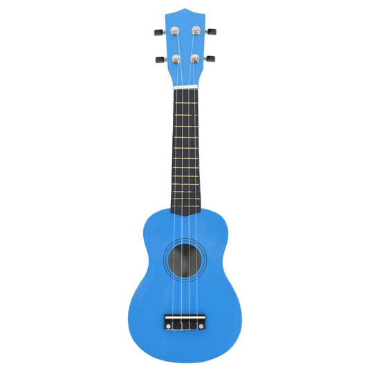 Vidaxl ukuleleset met tas voor kinderen sopraan 21'' blauw