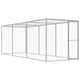 VidaXL Kattenkooi 4,5x1,5x1,5 m gegalvaniseerd staal