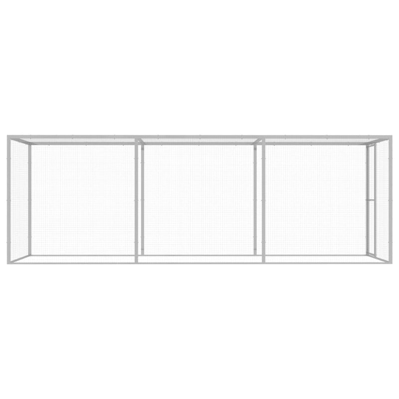Load image into Gallery viewer, VidaXL Kattenkooi 4,5x1,5x1,5 m gegalvaniseerd staal
