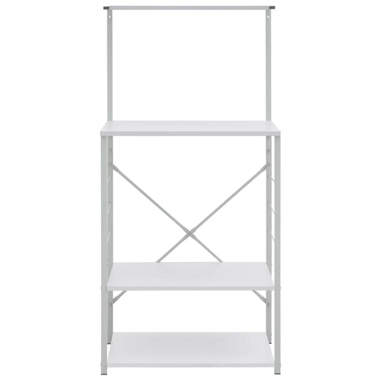 Vidaxl magnetronkast 60x39,6x123 cm bewerkt hout wit