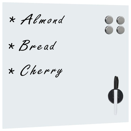 Vidaxl magneetbord voor aan de wand 60x60 cm glas