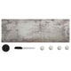 Vidaxl magneetbord wandmontage 60x20 cm glas