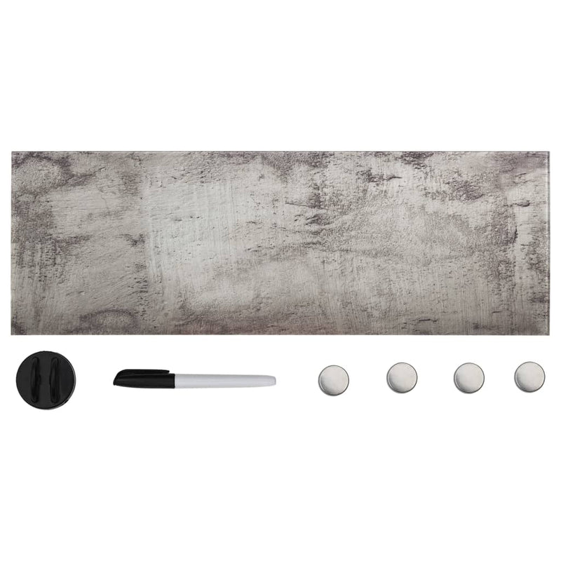 Load image into Gallery viewer, VidaXL Magneetbord wandmontage 60x20 cm glas
