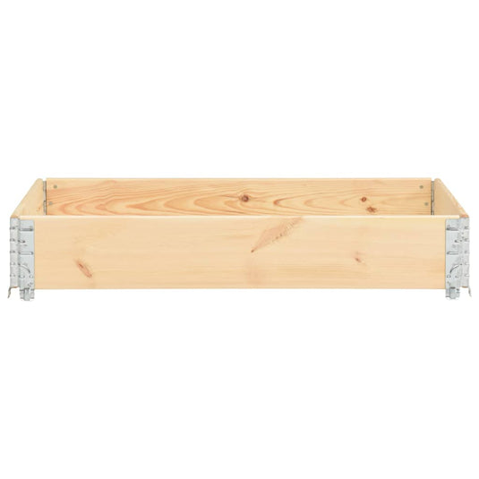 Vidaxl palletopzetrand 80x120 cm massief grenenhout
