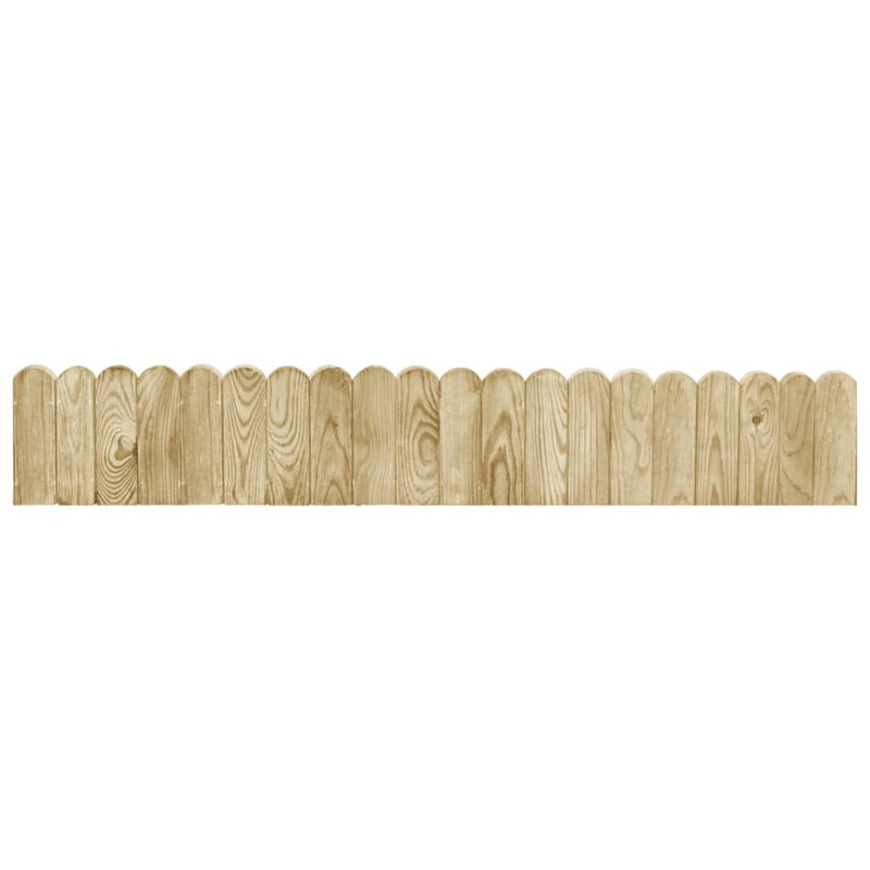 Load image into Gallery viewer, VidaXL Gazonranden 3 st 120 cm geïmpregneerd grenenhout
