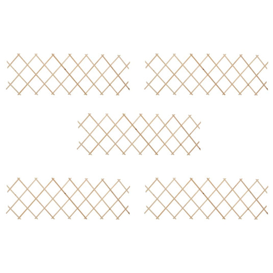 Vidaxl tuinlatwerken 5 st 180x60 cm vurenhout