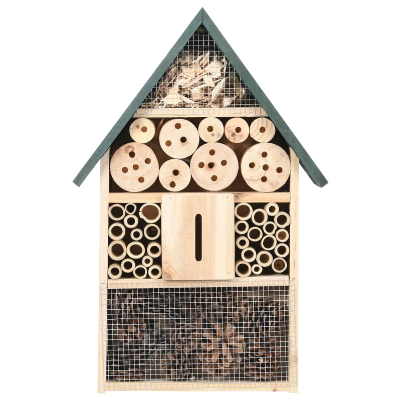 Load image into Gallery viewer, Vidaxl insectenhotel 30x10x48 cm vurenhout
