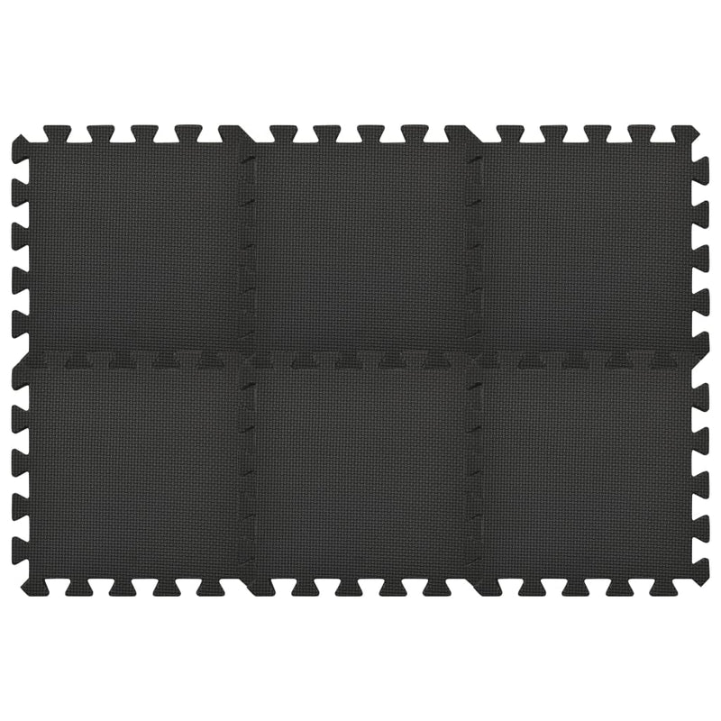 Load image into Gallery viewer, Vidaxl 54x vloermatten 4,86 ㎡ eva-schuim zwart
