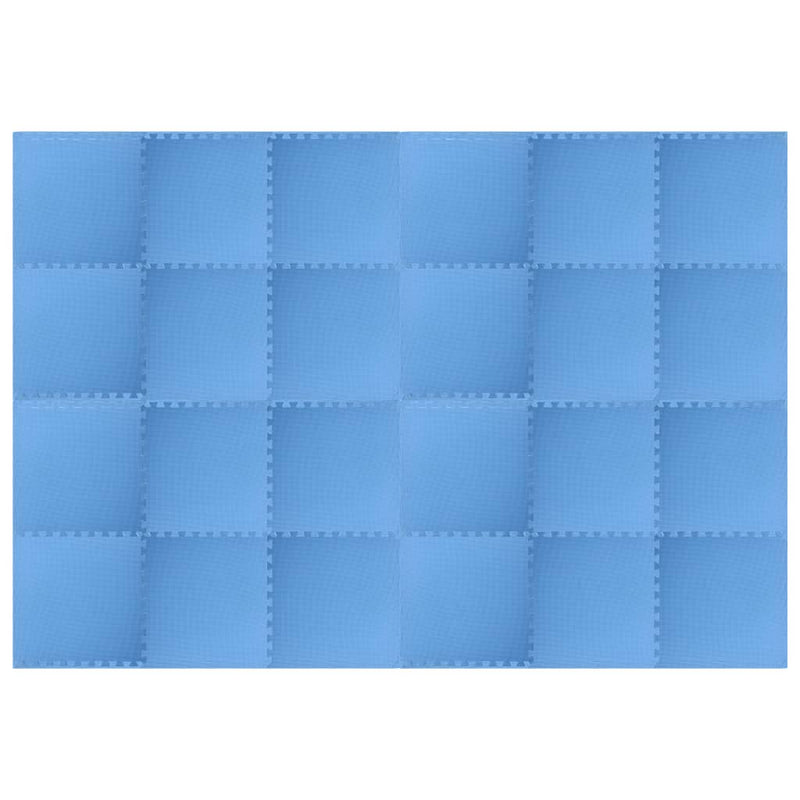 Load image into Gallery viewer, Vidaxl vloermatten 24 st 8,64 ㎡ eva-schuim blauw
