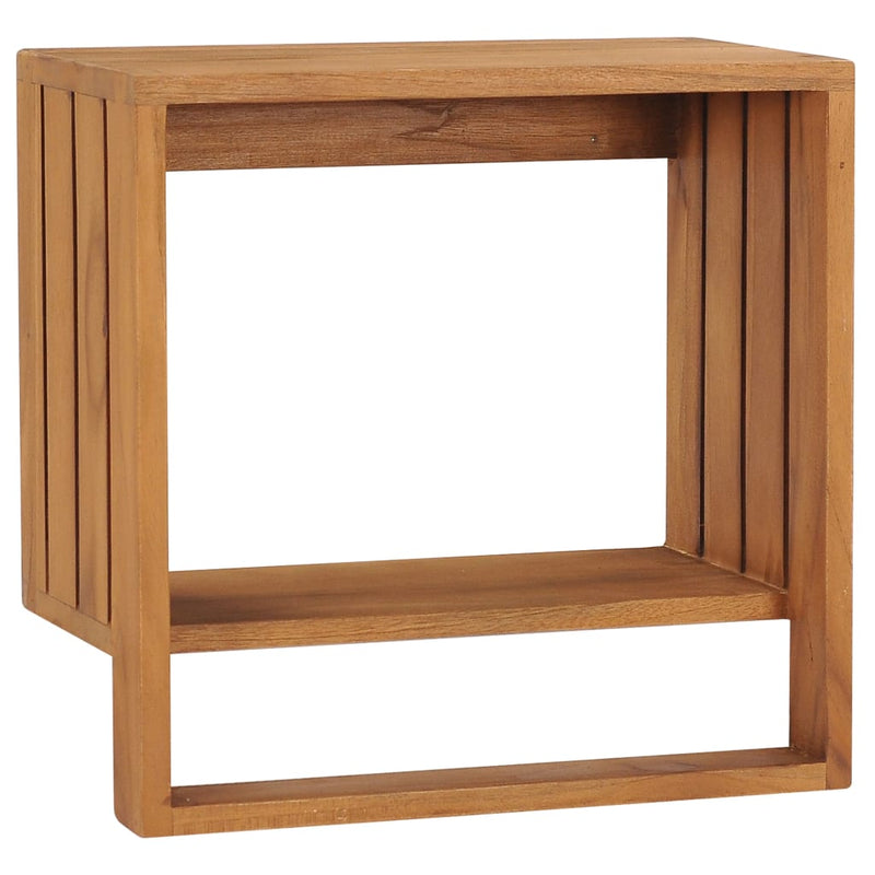 Load image into Gallery viewer, Vidaxl handdoekenrek wandmontage 35x20x35 cm massief teakhout
