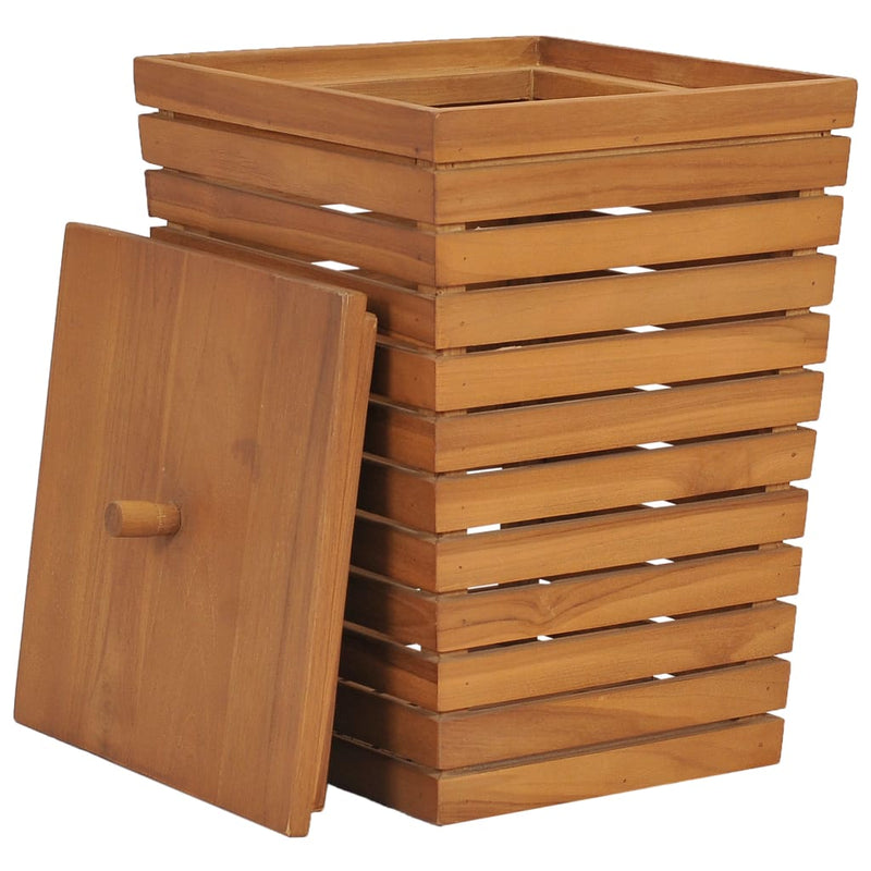Load image into Gallery viewer, Vidaxl wasmand 30x30x45 cm massief teakhout
