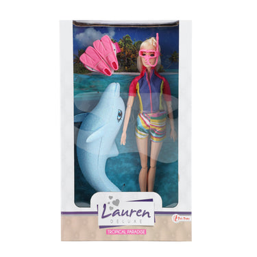 Toi-toys lauren tienerpop met dolfijn
