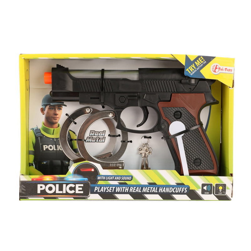 Load image into Gallery viewer, Toi-Toys Politie Speelset met Licht en Geluid
