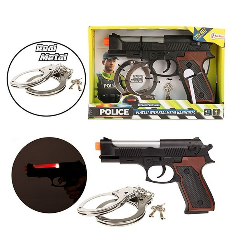 Load image into Gallery viewer, Toi-Toys Politie Speelset met Licht en Geluid
