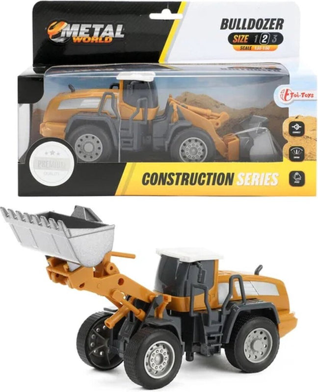 Metalworld bouwvoertuig -wiellader 1:55