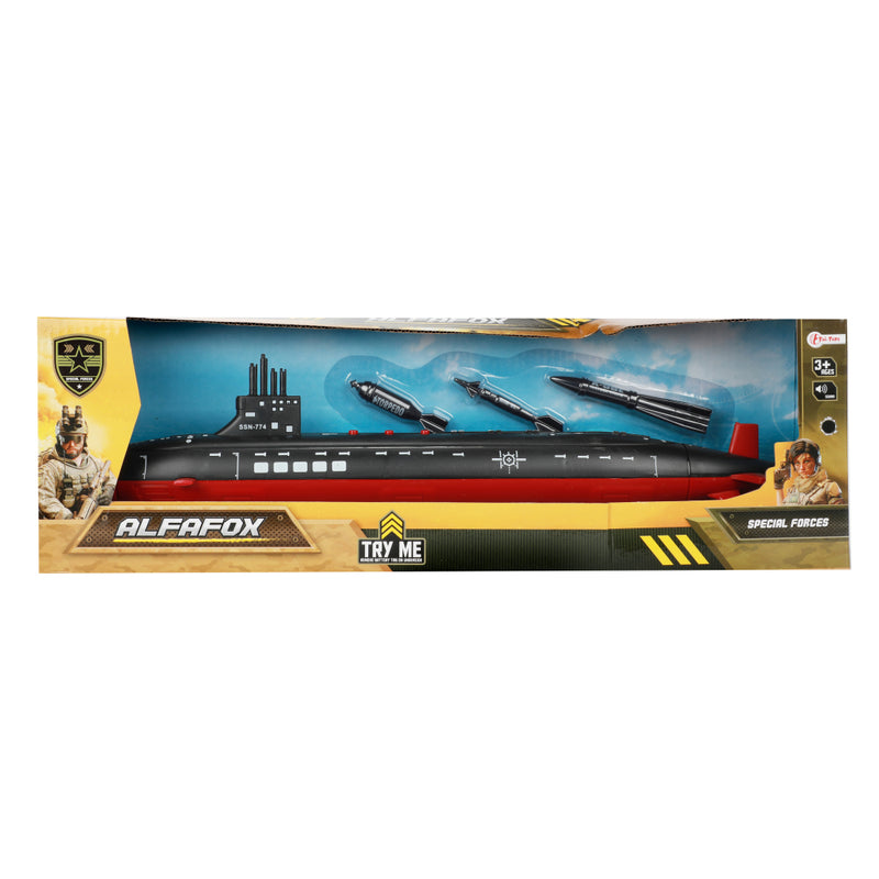 Load image into Gallery viewer, Toi-toys onderzee euml;r zwart 43 cm met licht en geluid
