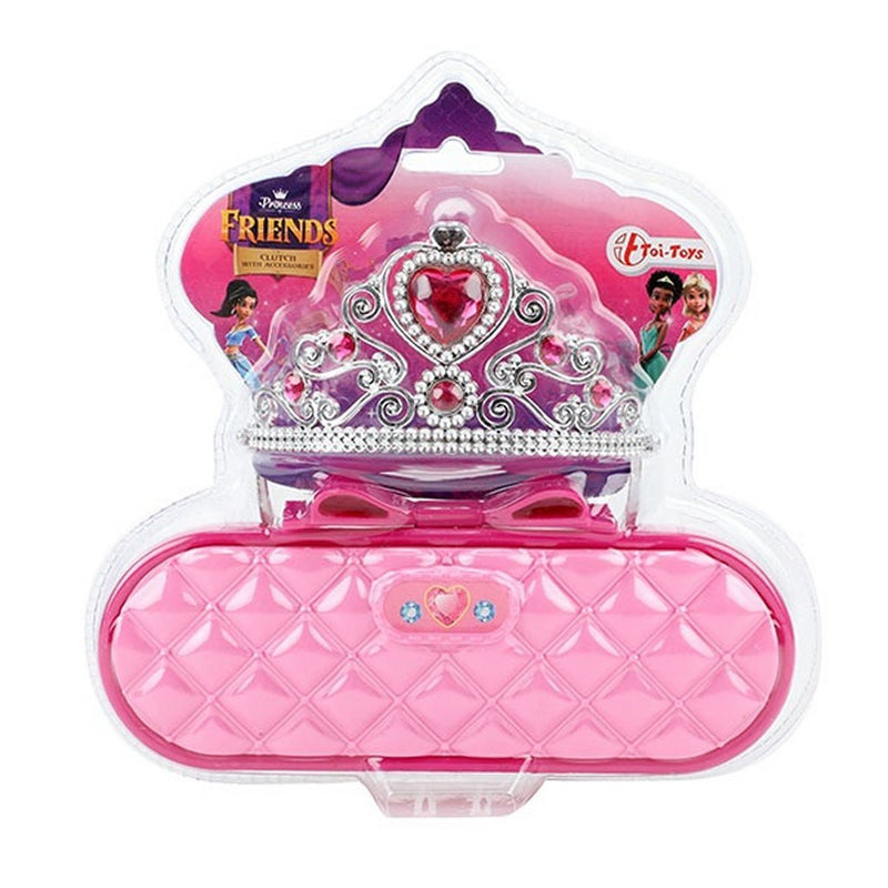 Load image into Gallery viewer, Princess friends prinses diadeem met tasje roze
