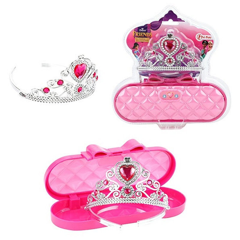 Load image into Gallery viewer, Princess friends prinses diadeem met tasje roze
