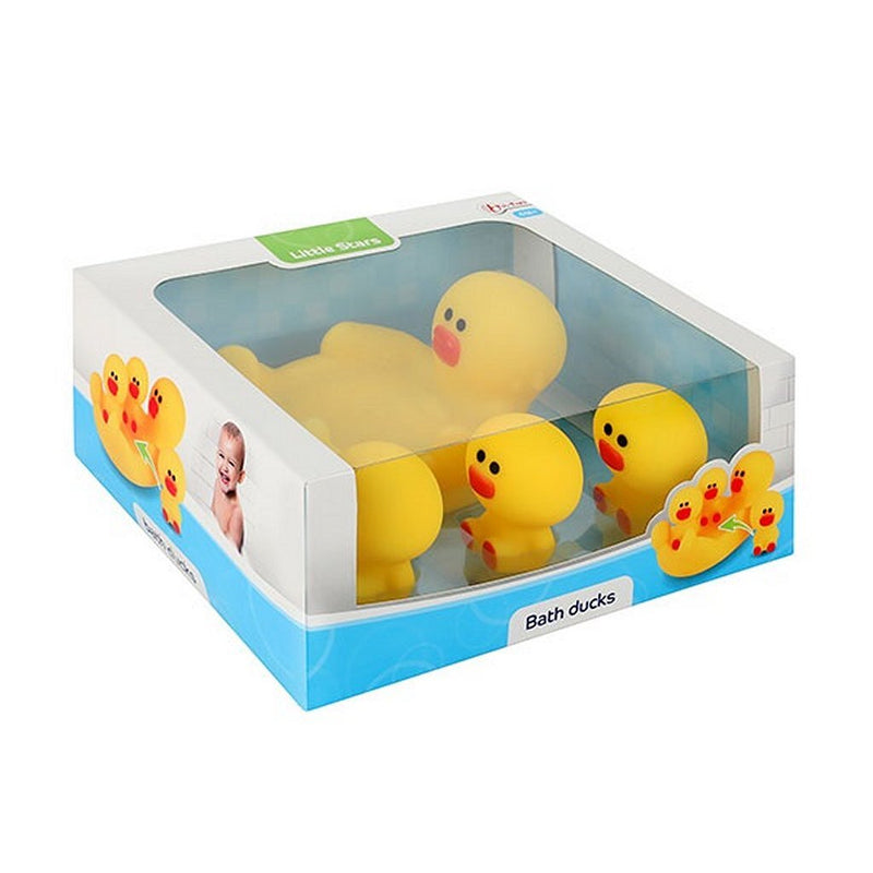 Load image into Gallery viewer, Toi-toys little stars grote badeend met 3 kleine badeendjes
