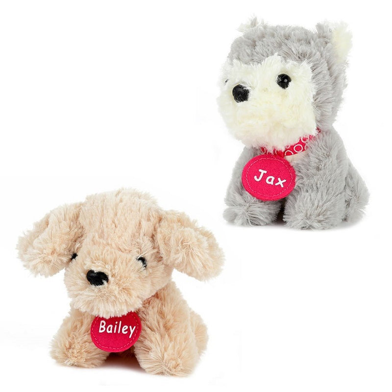Load image into Gallery viewer, Toi-toys pluchen hondjes in hondenhok koffer 4 stuks
