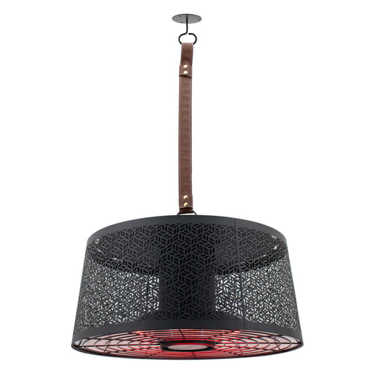 Sunred heater moderna artix ultra smart hangend 2000 w roségoud zwart