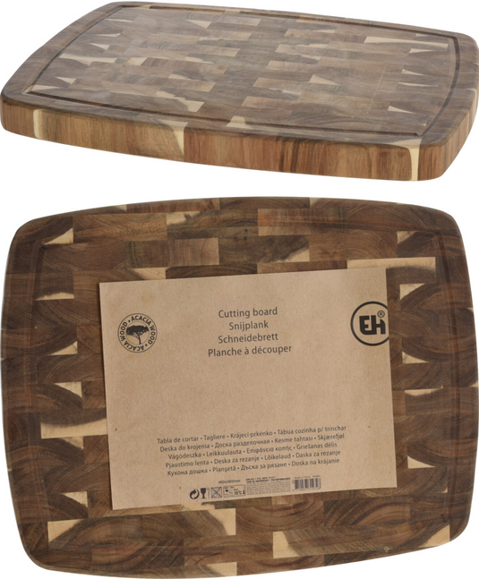 Snijplank acacia massies 46x36x3,5cm