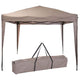 Progarden progarden partytent easy-up 300x300x245 cm taupe