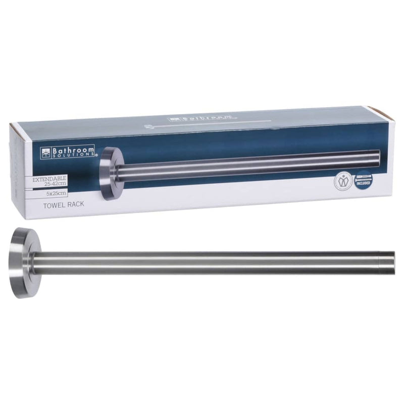 Load image into Gallery viewer, Bathroom solutions handdoekenstang uitschuifbaar 25-42 cm
