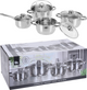 Excellent houseware rvs pannenset 8-delig