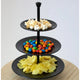 Excellent houseware etagère 3-laags 36,5 cm matzwart