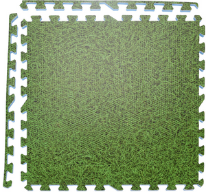 Vloertegels eva 60x60x1cm 4 stuks grasprint