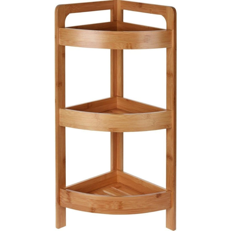 Load image into Gallery viewer, Excellent houseware badkamerrek 3 etages 61x23 cm bamboe
