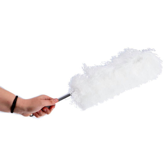 Ultra clean microvezel plumeau 56 cm wit grijs