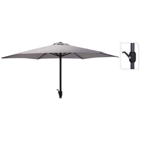 Progarden parasol monica 270 cm lichtgrijs