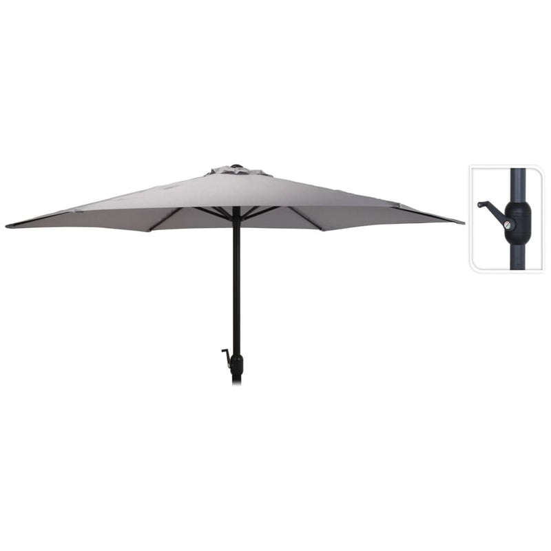 Load image into Gallery viewer, Progarden parasol monica 270 cm lichtgrijs
