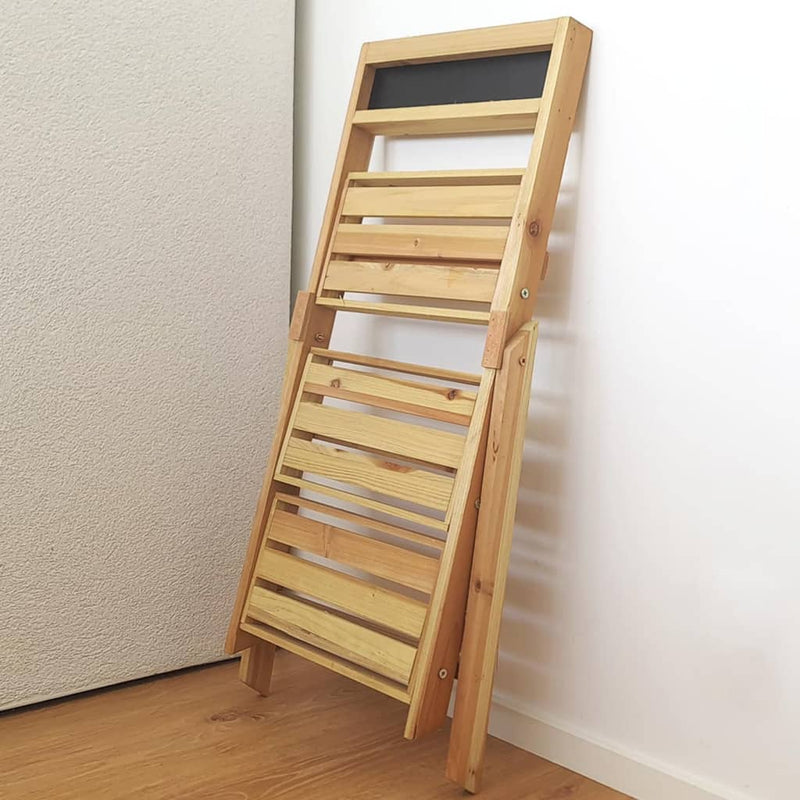 Load image into Gallery viewer, H S Collection H S Collection Plantenrek met 3 niveaus 39x17x76 cm hout
