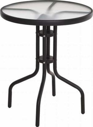 Pro garden ronden glazen balkon tafel 60x70cm