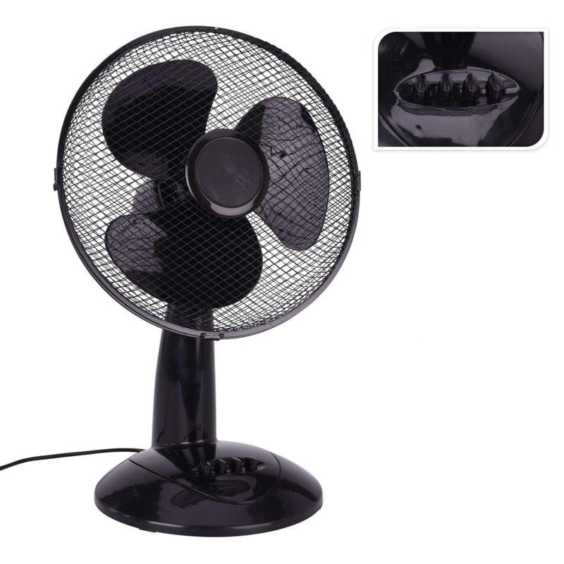 Load image into Gallery viewer, Excellent Electrics Electrics Tafelventilator 45 W zwart

