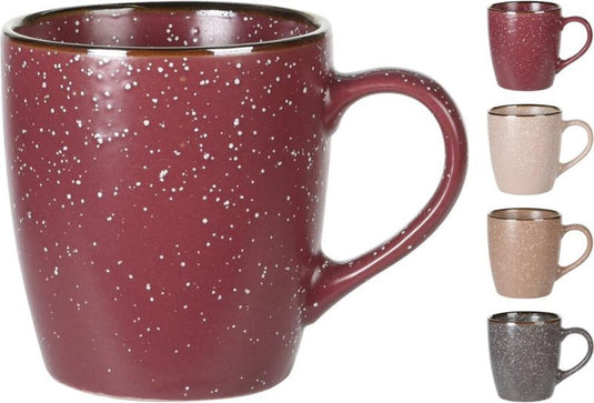 Excellent houseware senseo beker aardewerk 200 ml 4 verschillende kleuren