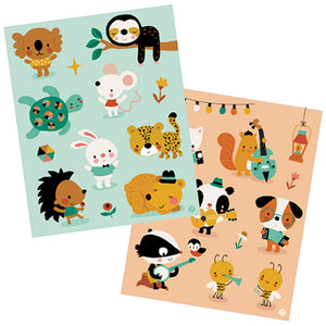 Bora stickervellen 2 x a6. little mouse | 5 stuks