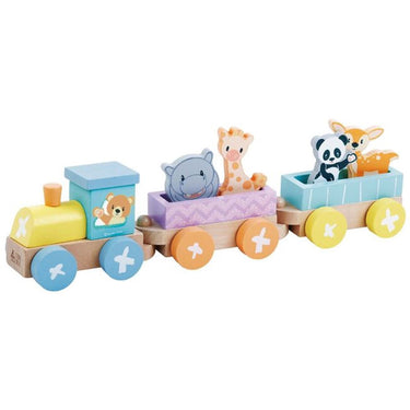 Studio circus houten dierentrein 7-delig